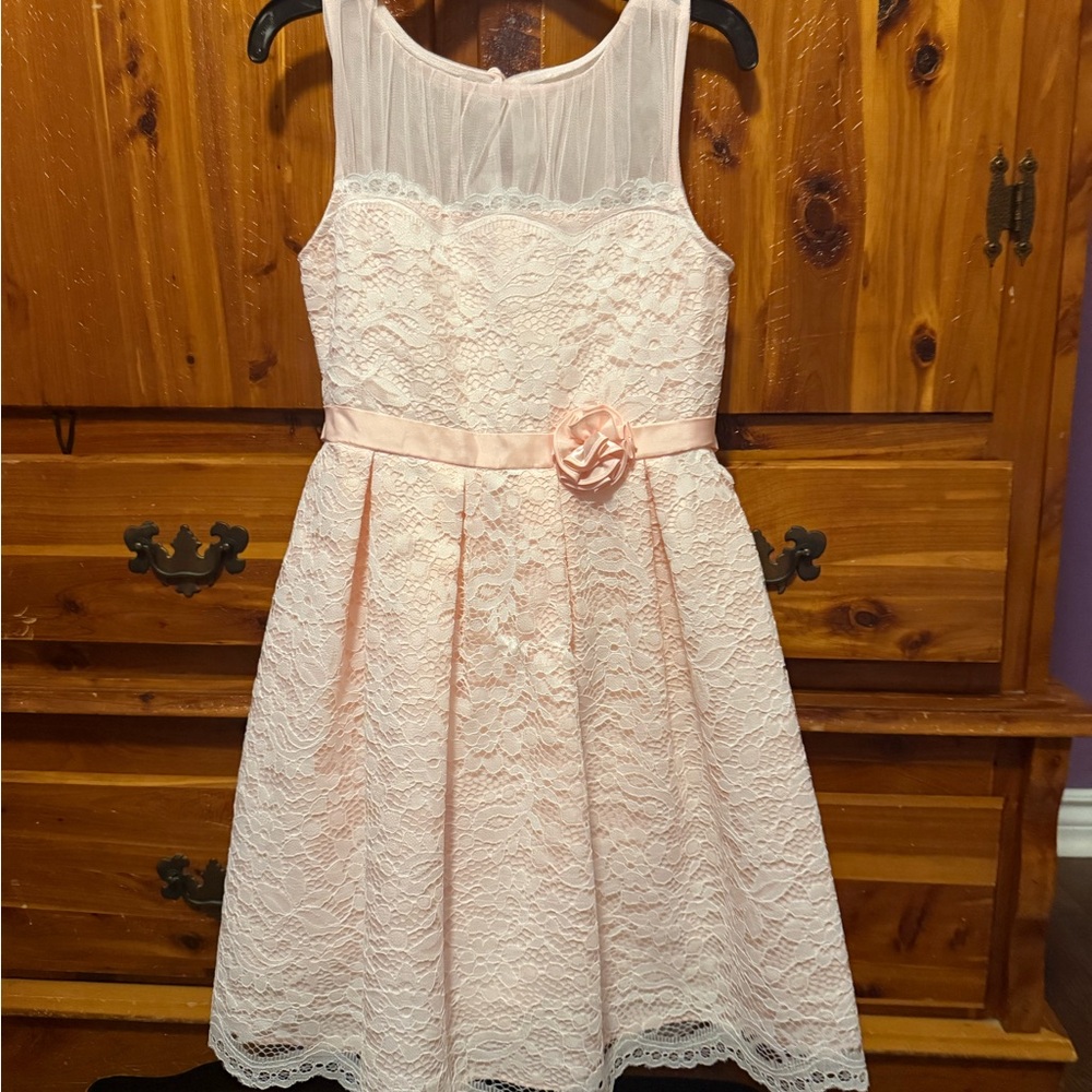 Elegant Pink Lace Kids Dress! Never Worn!